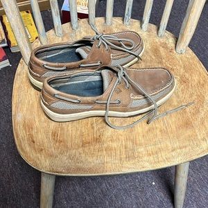 Tan Sperry Top-Sider Boat Shoes, 8M, Barely Used